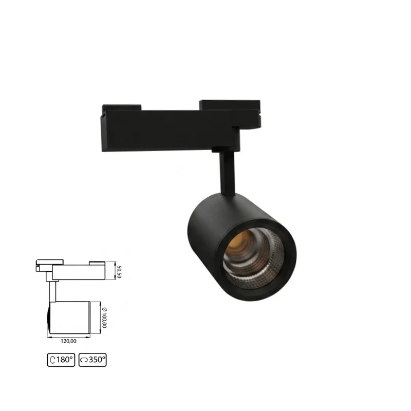 Arge LED Samsung Çipli Alüminyum Kasa Monofaze Ray Spot