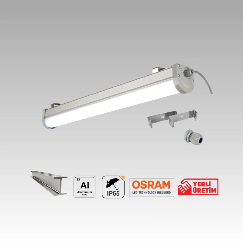 OSRAM LED Alüminyum Etanj Armatür IP65